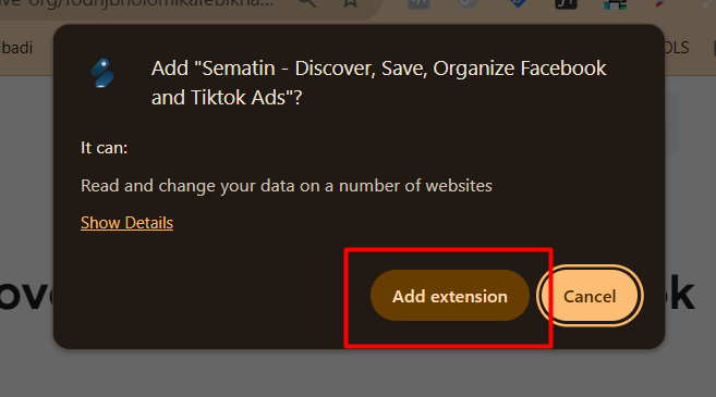 Add Sematin extension