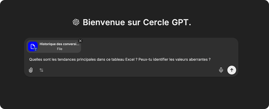 Poser une question sur un fichier