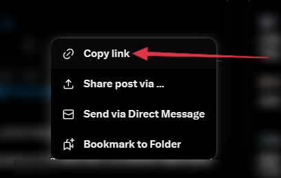Copy the link.