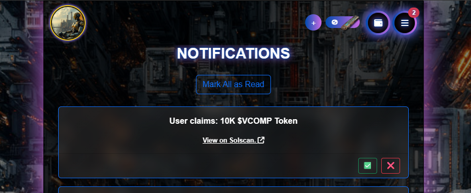 Notifications.