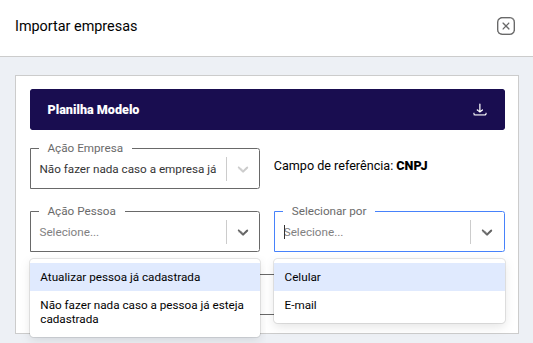 Captura de tela da plataforma Brinde.me