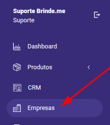 Captura de tela da plataforma Brinde.me
